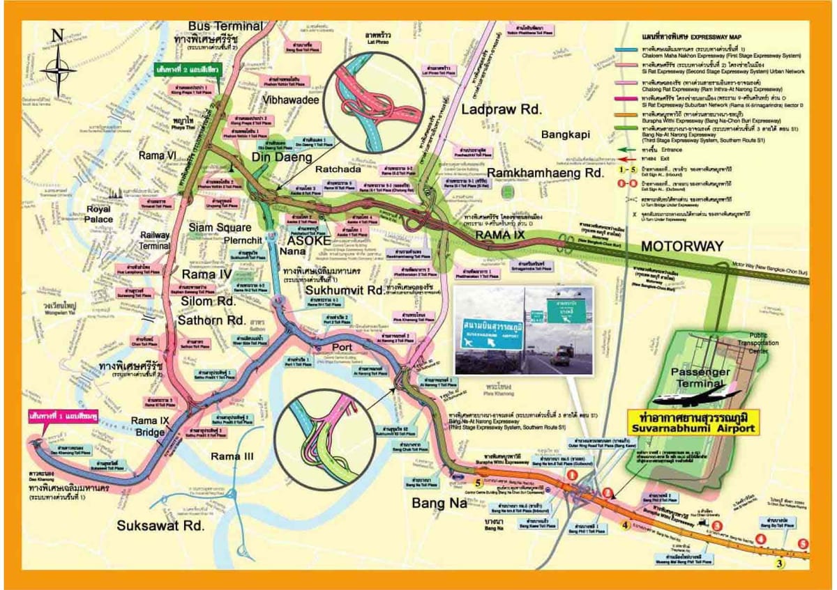 რუკა bangkok ჩქაროსნული