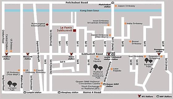 რუკა bangkok soi