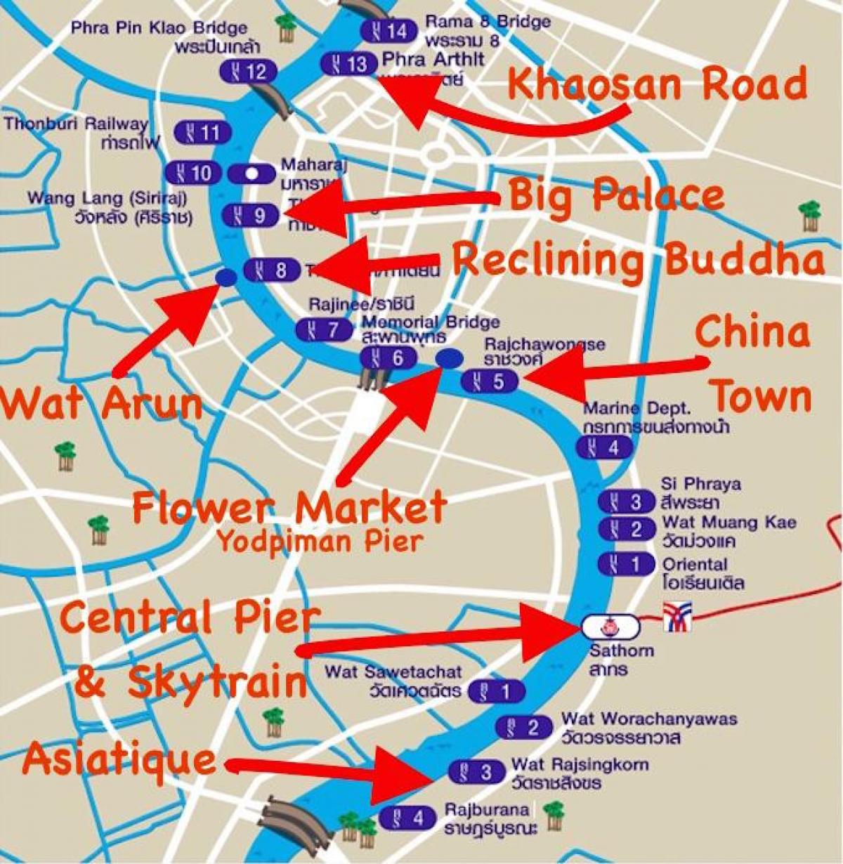 bangkok express ნავი რუკა