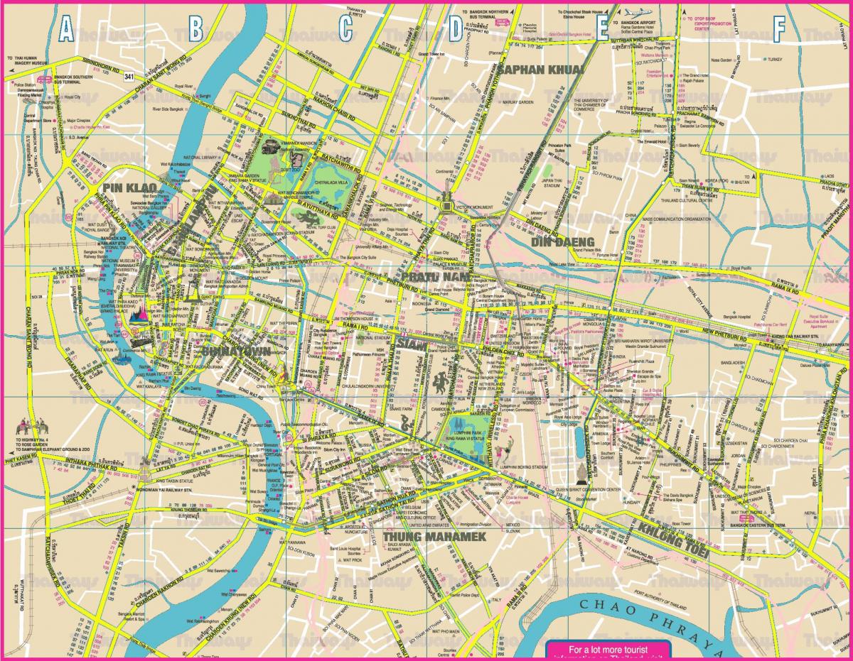 ქალაქის რუკა bangkok