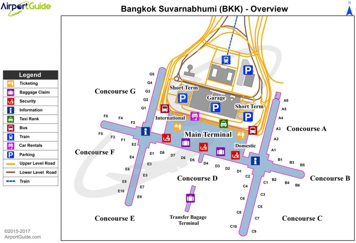 bkk აეროპორტის რუკა