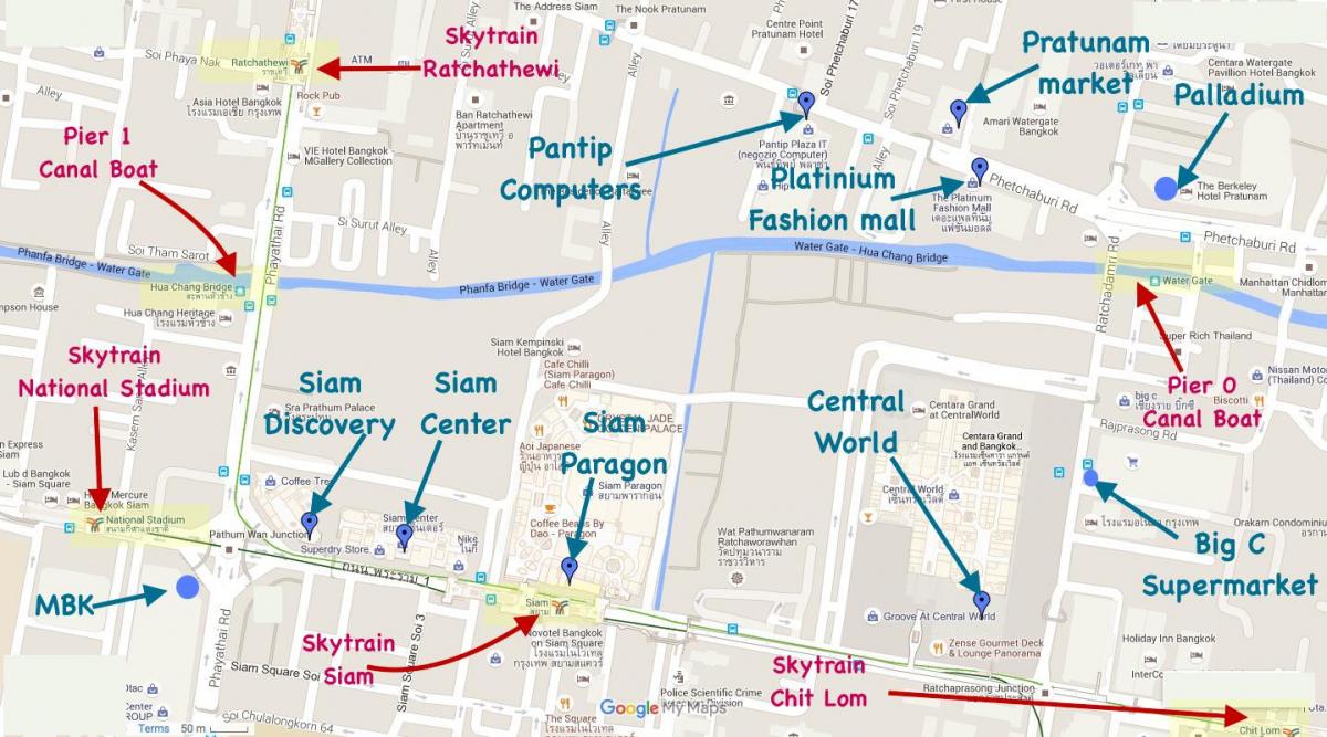 რუკა bangkok ბაზრებზე