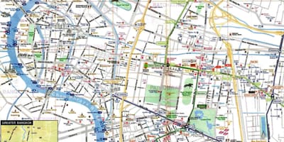 Bangkok ტურისტული რუკა ინგლისური