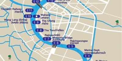 მდინარე ნავი bangkok რუკა