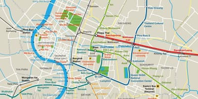 რუკა ქალაქის ცენტრში bangkok