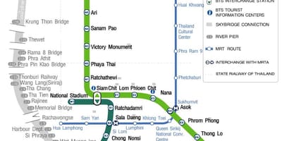 Bkk skytrain რუკა
