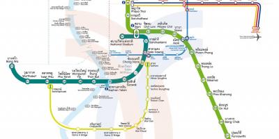 Bangkok ქალაქის მატარებელი რუკა