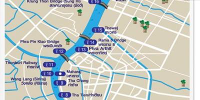 რუკა bangkok მდინარე express ნავი