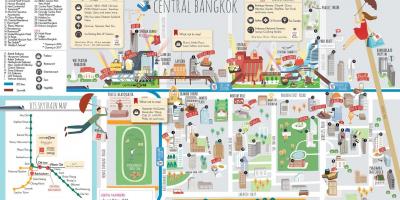 Bangkok სავაჭრო ცენტრი რუკა