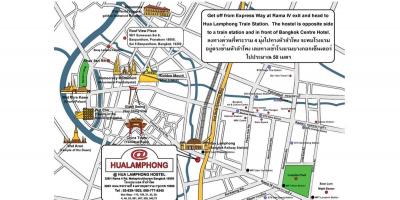 Hua lamphong რკინიგზის სადგური რუკა