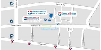 რუკა ბანგკოკის საავადმყოფოში